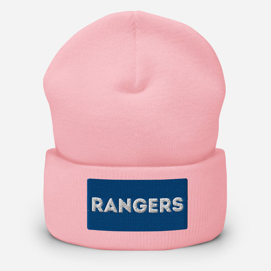 Rangers Cuffed Beanie Hat