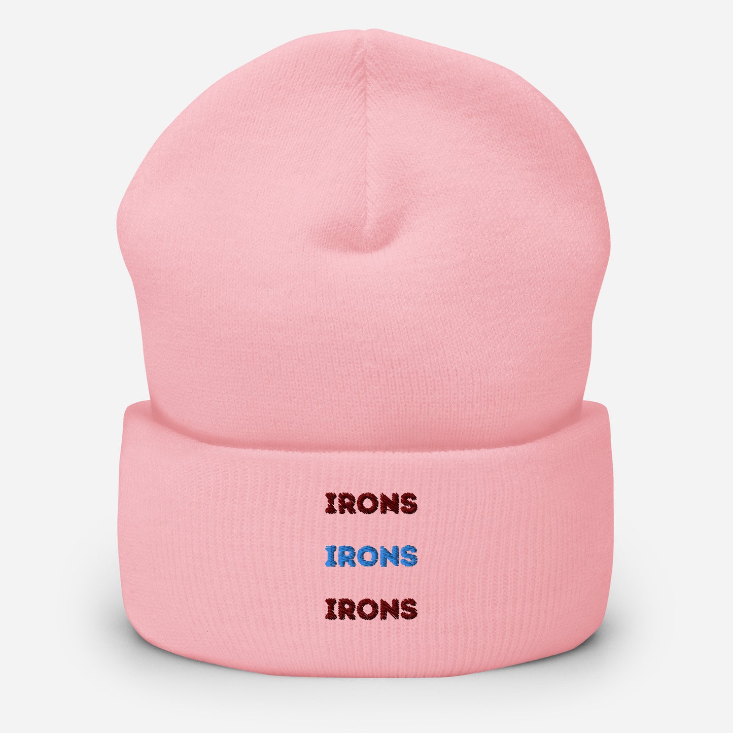 Irons Irons Irons Cuffed Beanie Hat