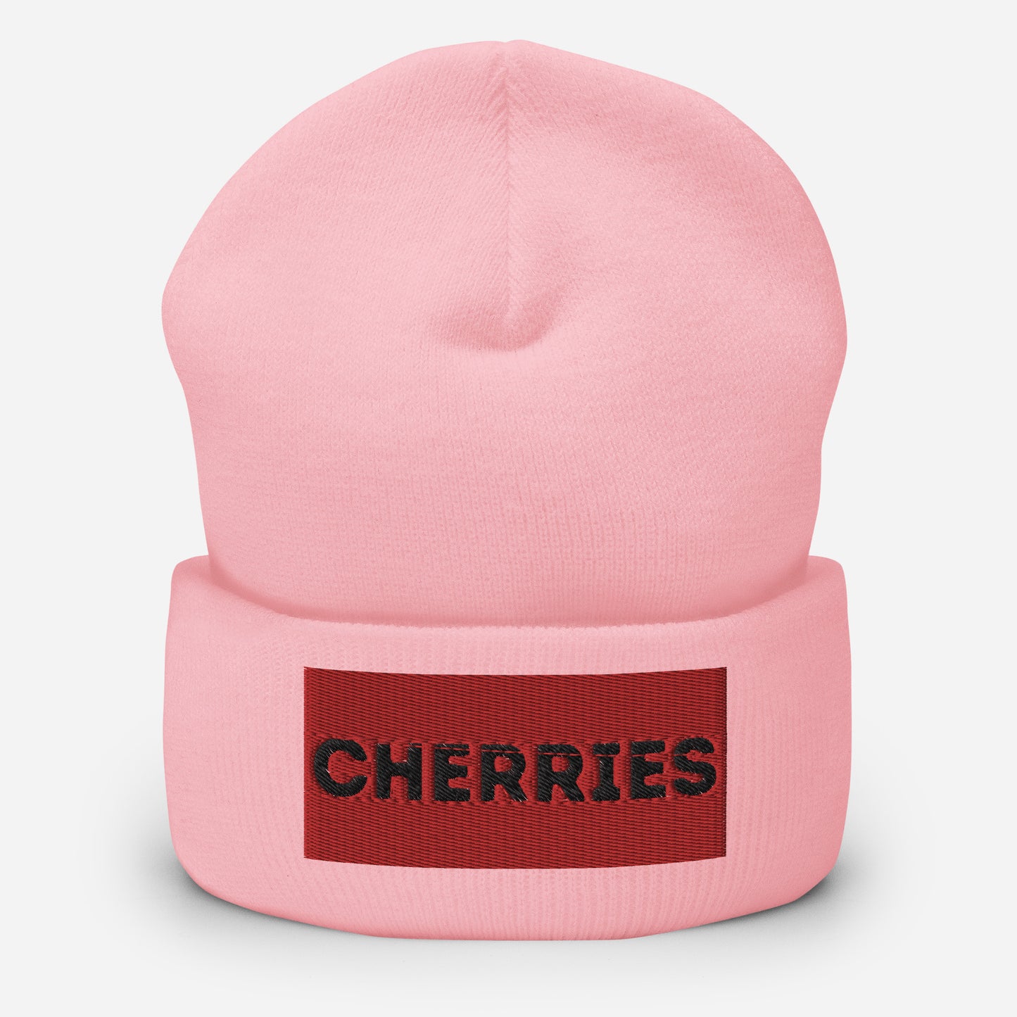 Cherries Cuffed Beanie Hat