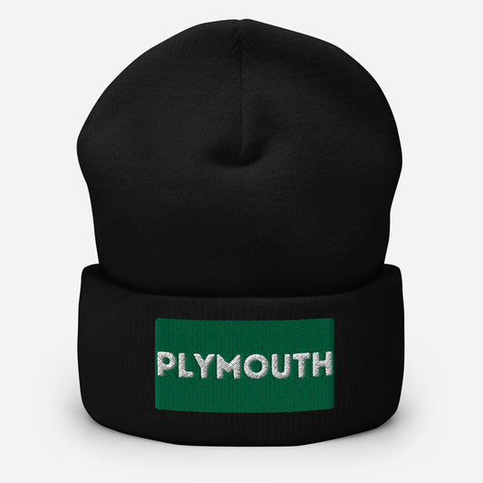 Plymouth Cuffed Beanie Hat