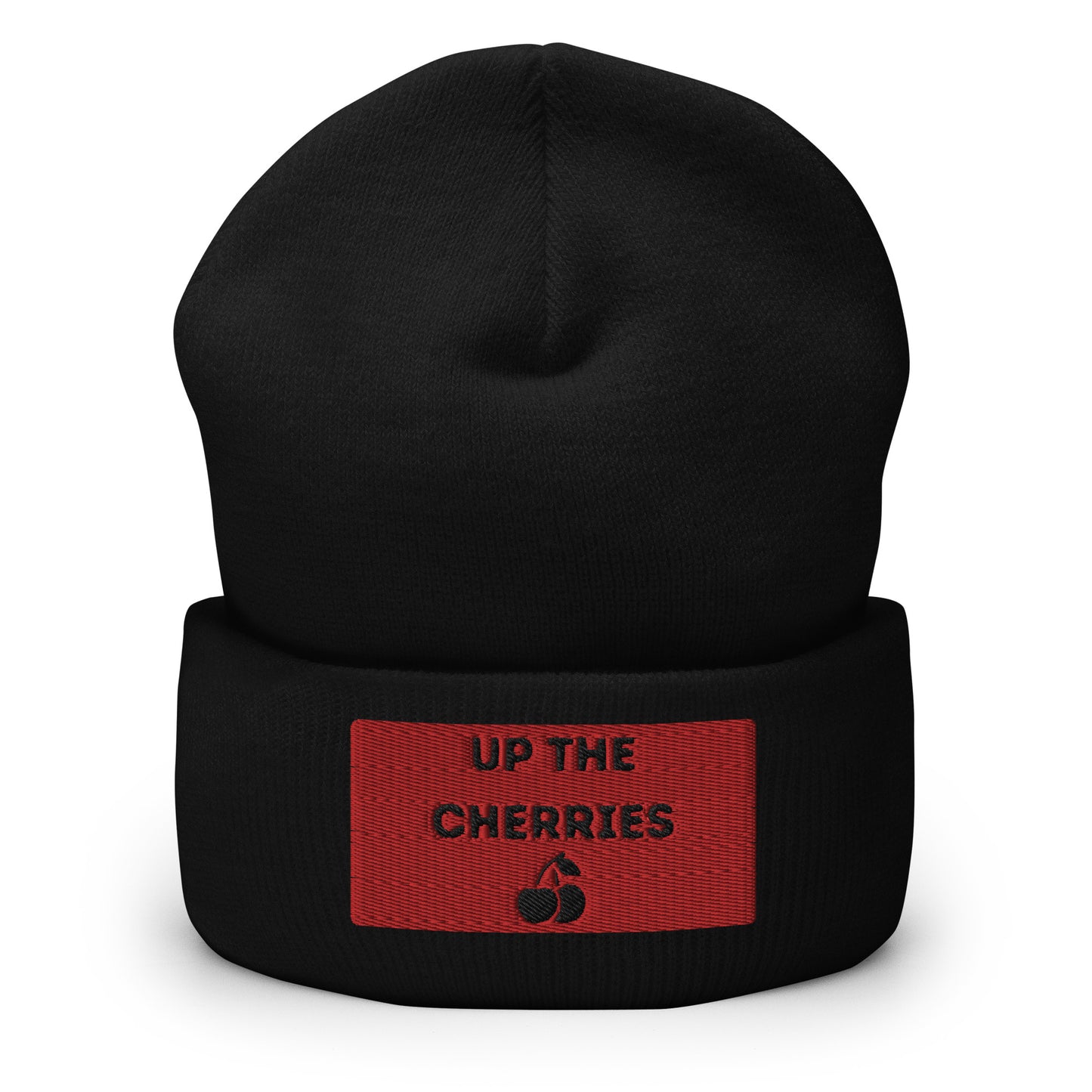 Up The Cherries Cuffed Beanie Hat