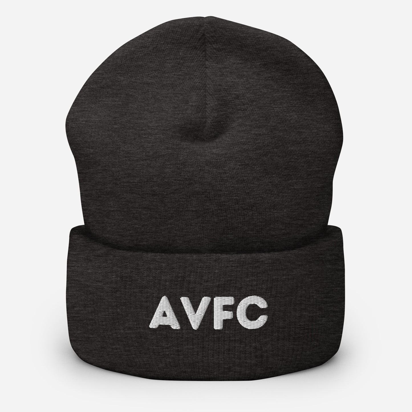 AVFC (White Embroidery) Cuffed Beanie Hat