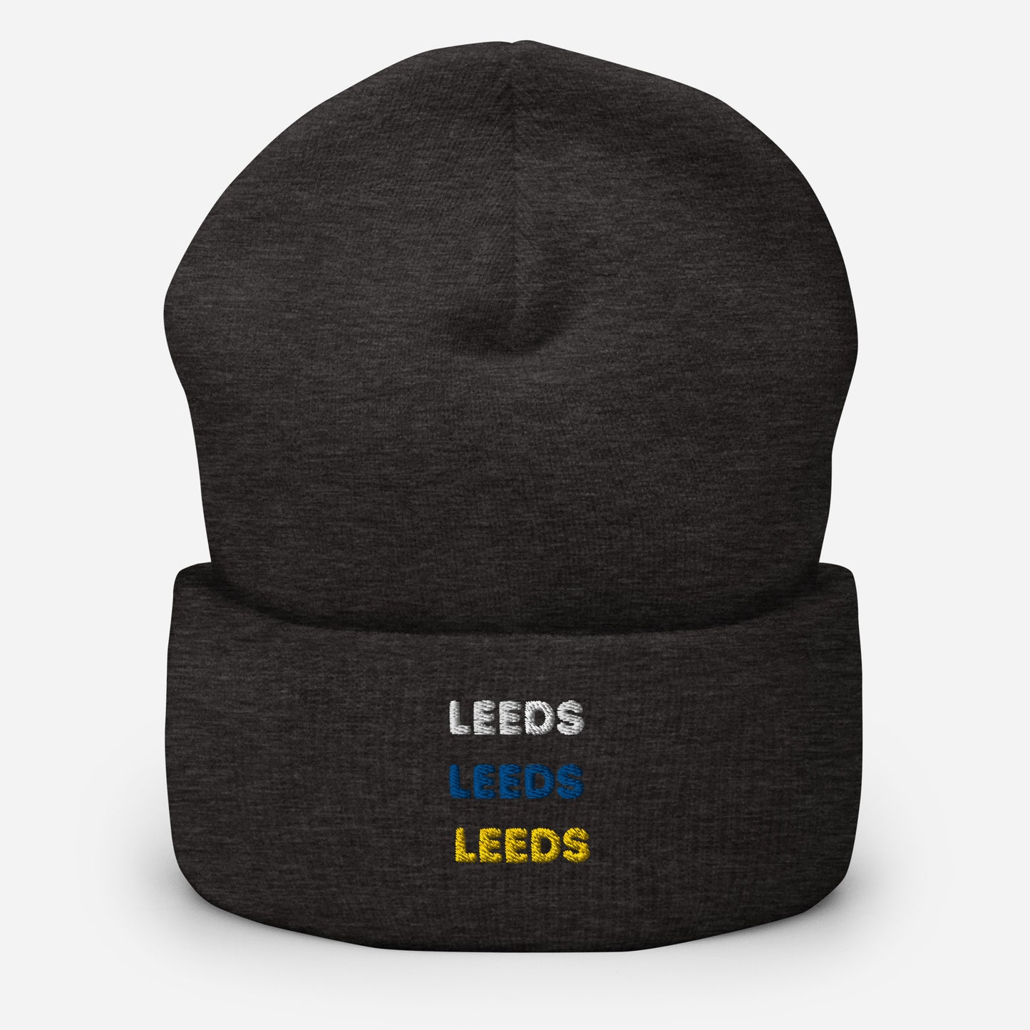 Leeds Leeds Leeds Cuffed Beanie Hat
