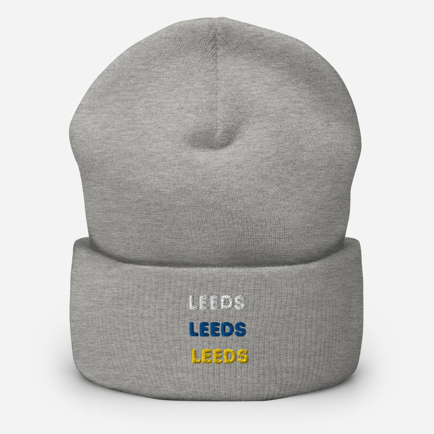 Leeds Leeds Leeds Cuffed Beanie Hat