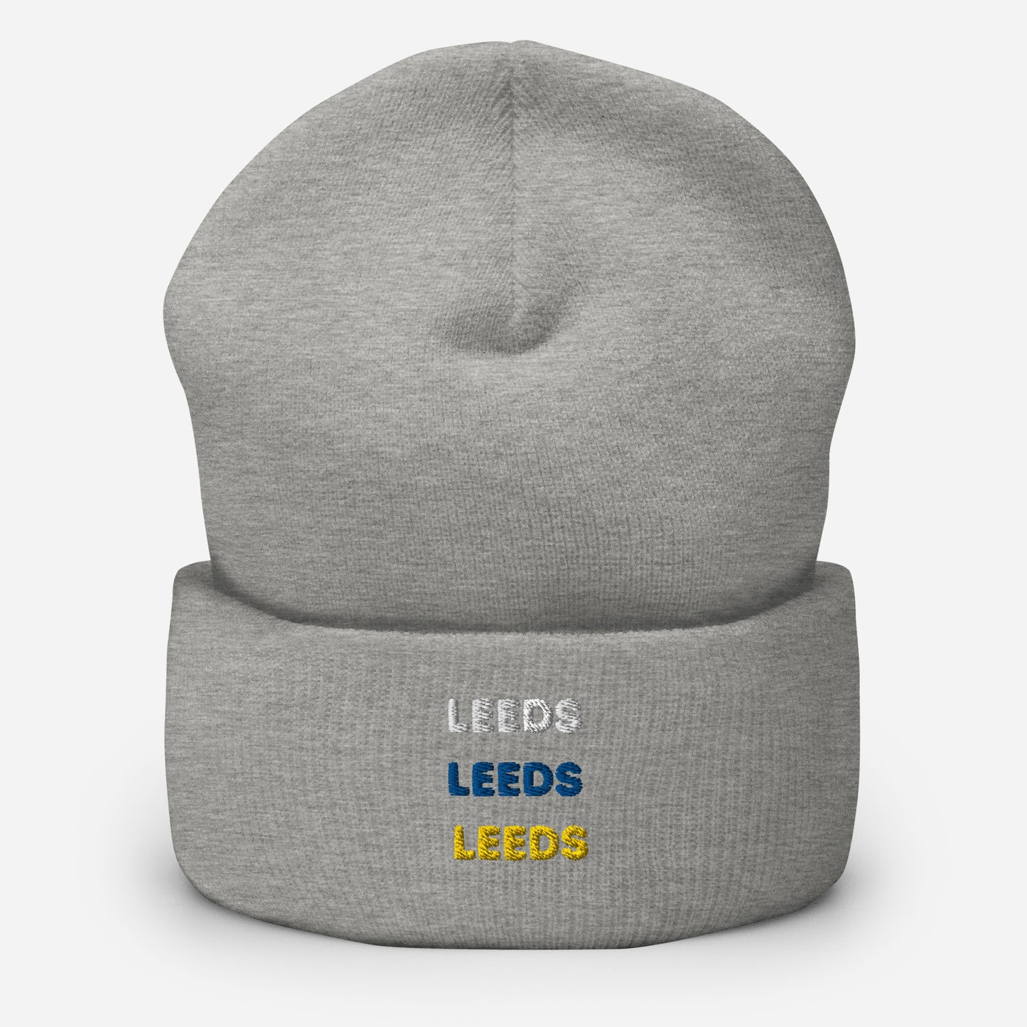 Leeds Leeds Leeds Cuffed Beanie Hat
