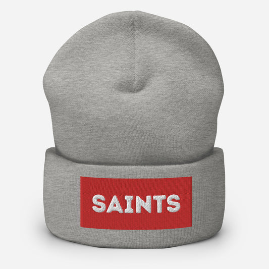 Saints Cuffed Beanie Hat