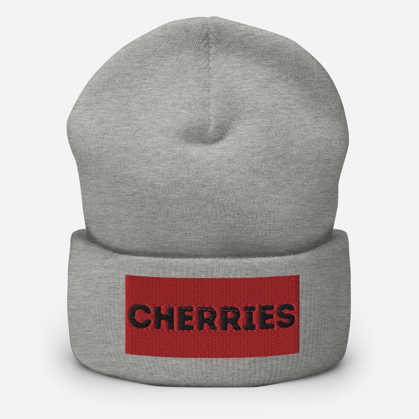 Cherries Cuffed Beanie Hat