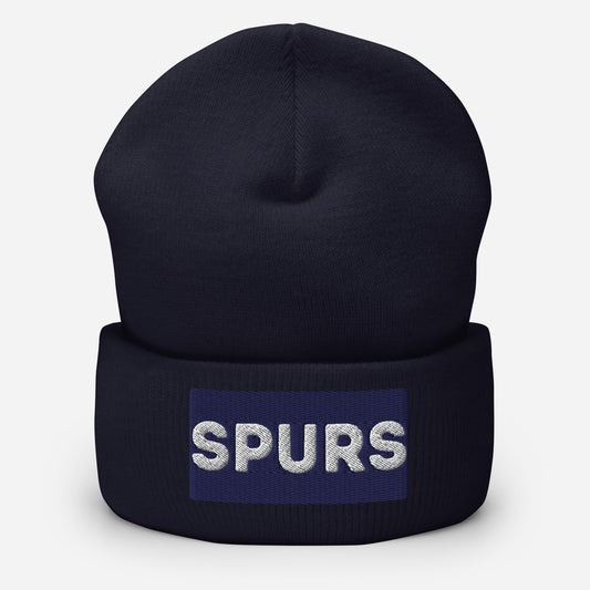 Spurs Cuffed Beanie Hat