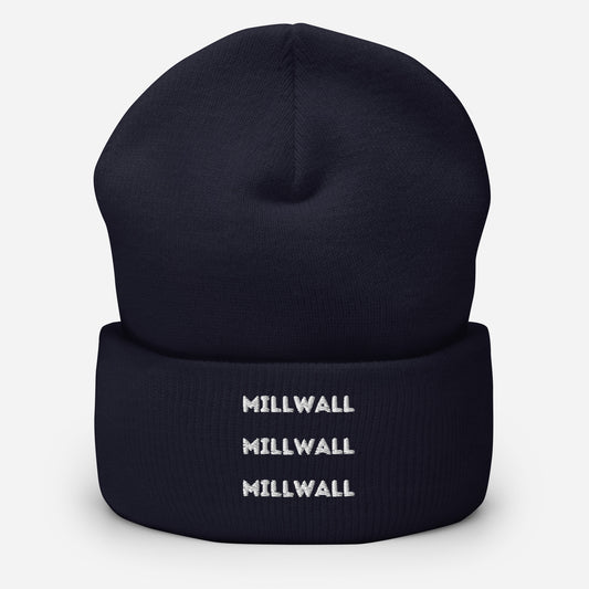 Millwll Millwall Millwall Cuffed Beanie Hat
