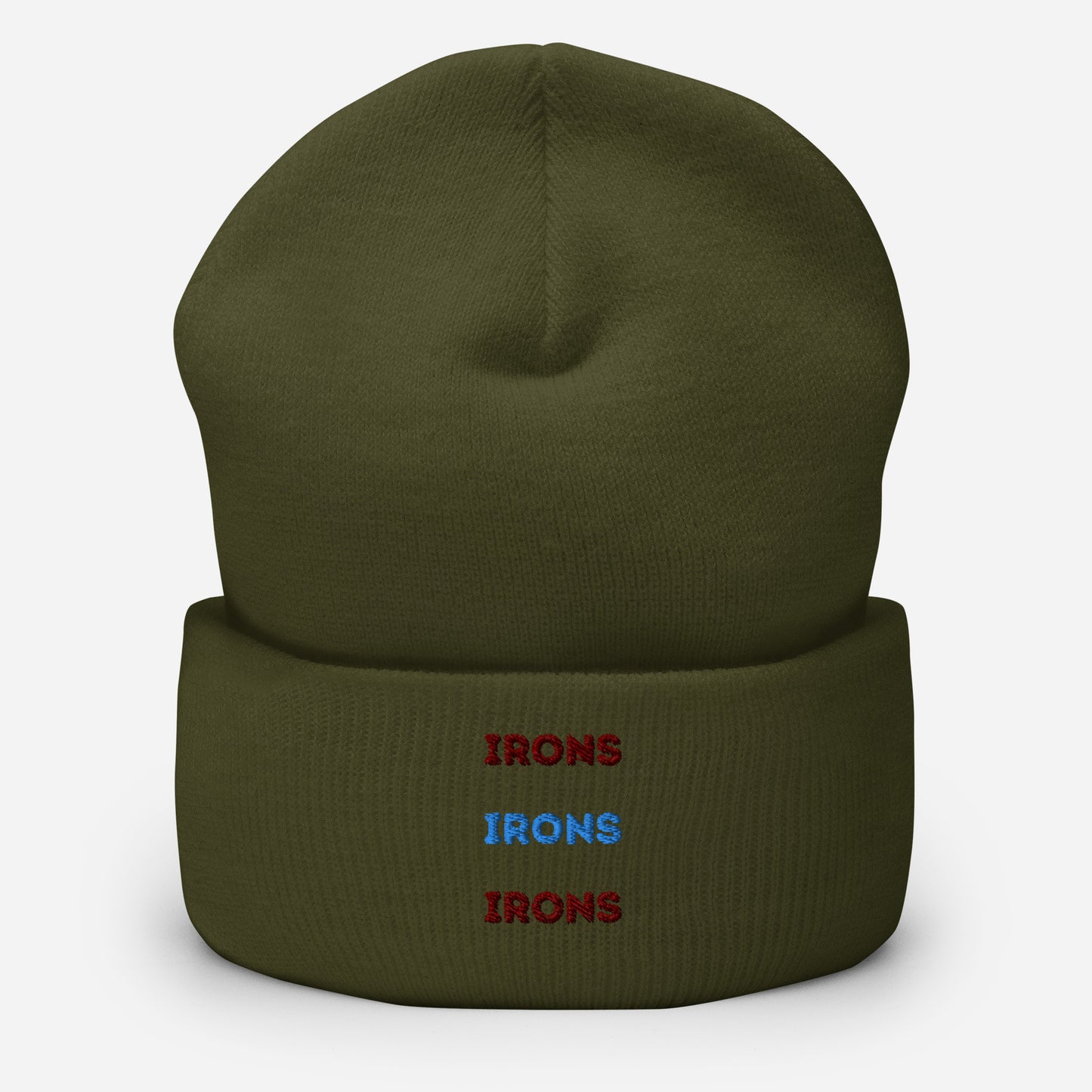 Irons Irons Irons Cuffed Beanie Hat