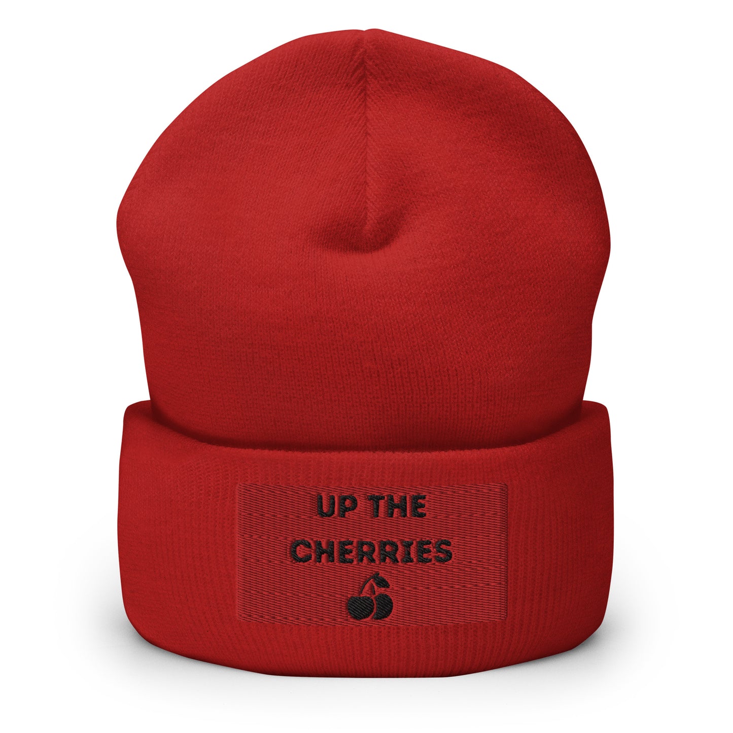 Up The Cherries Cuffed Beanie Hat