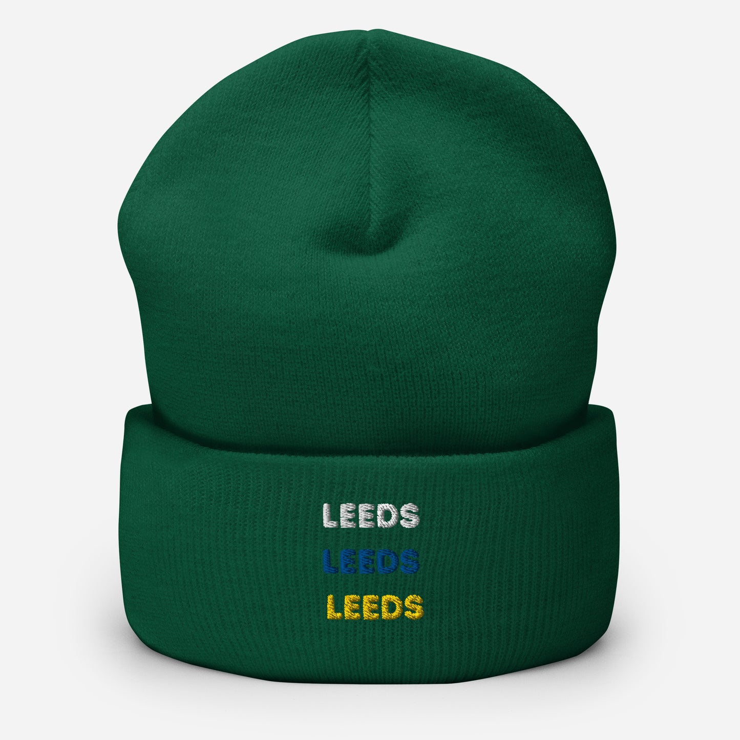 Leeds Leeds Leeds Cuffed Beanie Hat