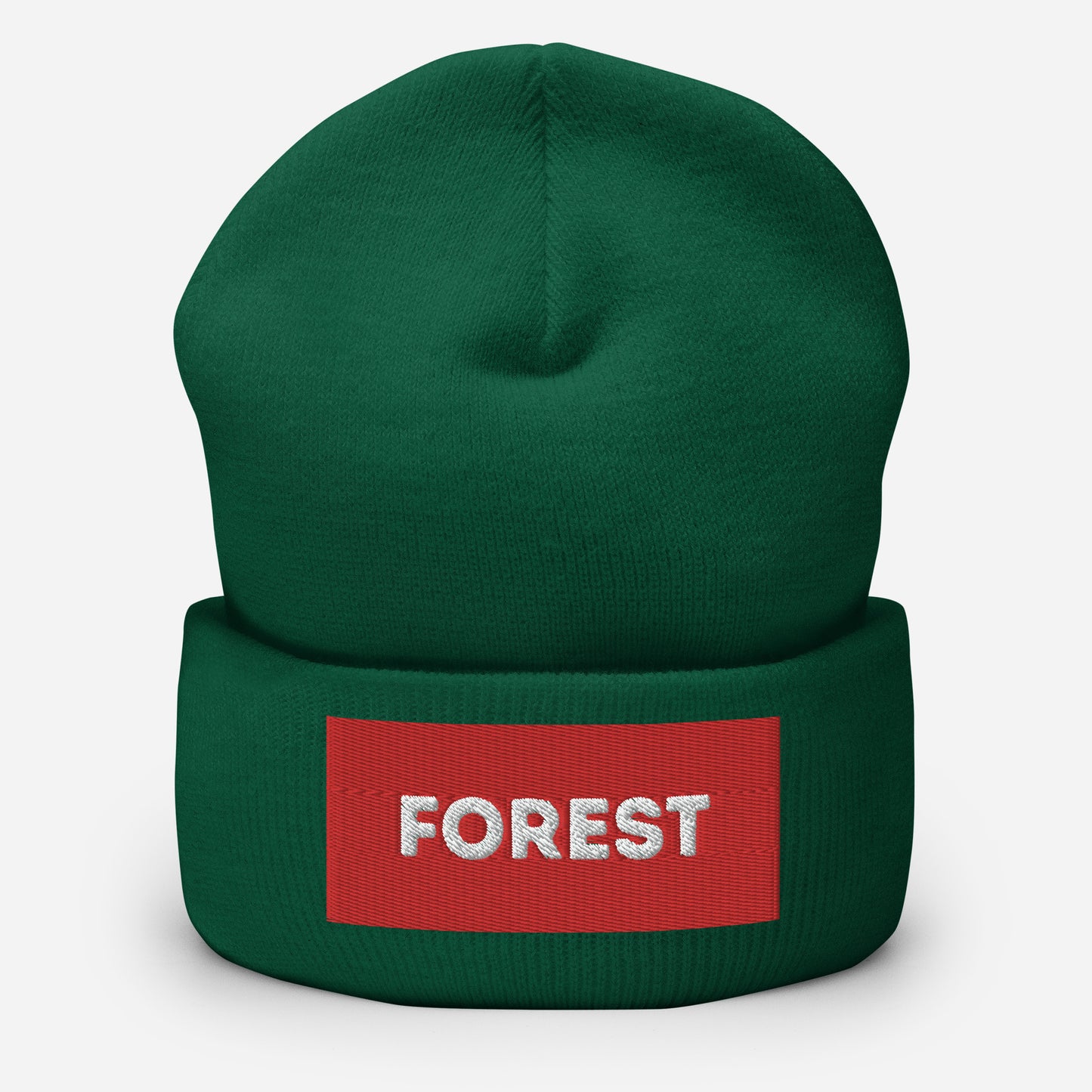 Forest Cuffed Beanie Hat