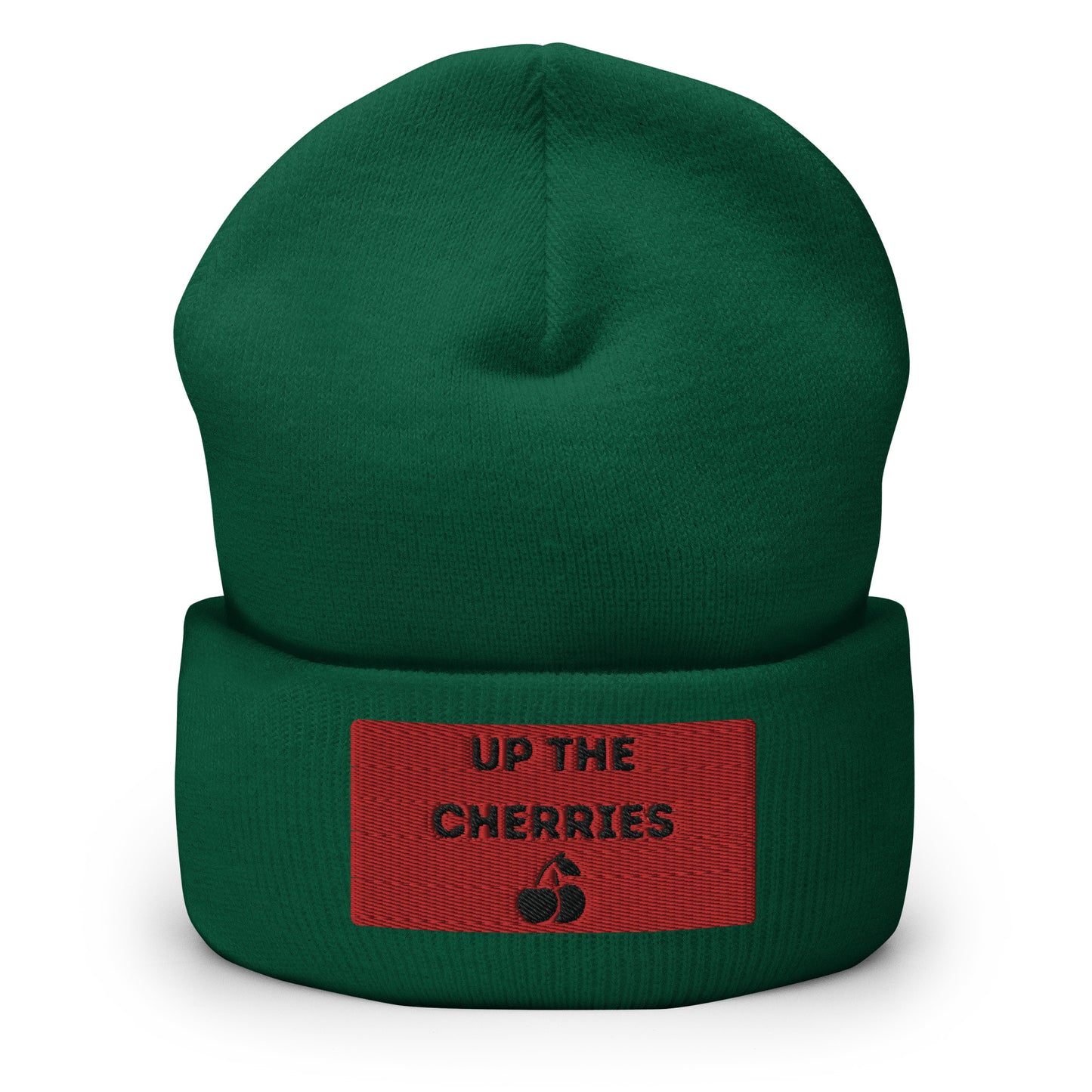 Up The Cherries Cuffed Beanie Hat