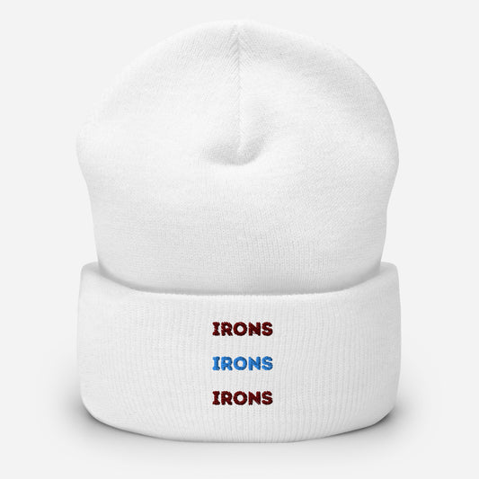 Irons Irons Irons Cuffed Beanie Hat