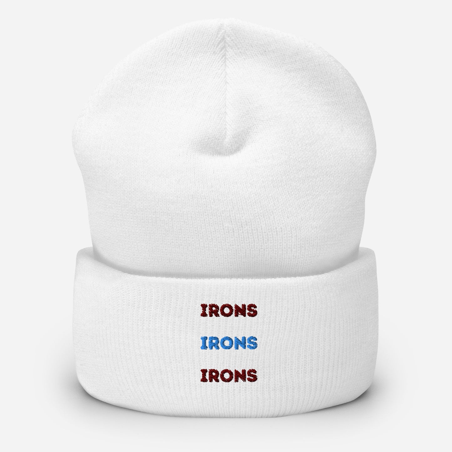 Irons Irons Irons Cuffed Beanie Hat